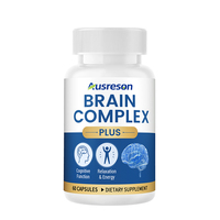 Complément alimentaire pour la santé du cerveau SPL OEM Brain Memory Plus, favorise la concentration et la clarté mentale, complexe cérébral à base de plantes DHA Plus en capsules