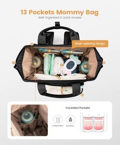 Mochila pequeña para pañales, mini bolsa para bebé para niña o niño con cambiador, mochila para pañales para mamá y papá con hebillas para carriola - Product Image 2