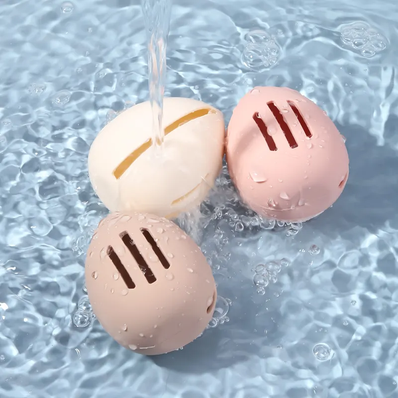 Étui à œufs de beauté cosmétique personnalisé sans BPA porte-éponge de maquillage en silicone