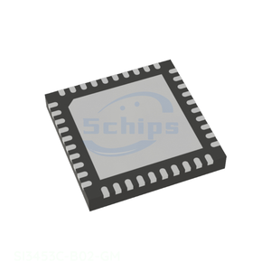Componentes Electrónicos Originales SI3453C-B02-GM 40 VFQFN, Circuito Integrado de Control de Alimentación (PMIC) de 4 Canales con Contacto Expuesto, 40QFN - Product Image 1