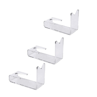 Support de présentation transparent en acrylique en forme de U pour pistolets, porte-armes de collection, présentoir pour modèles de pistolets jouets, vente en gros