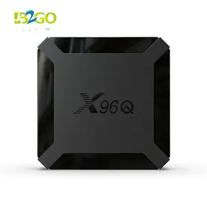 OEM personalizzare X96Q Android 10 TV Box con Allwinner H313 Quad Core 2GB 16GB di archiviazione 4k 60fps