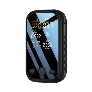 Détecteur portable de CO2 et de formaldéhyde en PU écologique, avec surveillance de la température et de l'humidité intérieures - CL388 - Product Image 5
