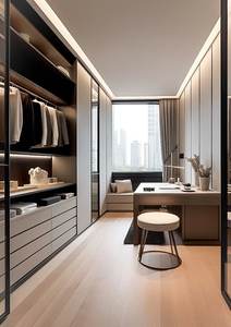 Placard <span class=keywords><strong>pour</strong></span> armoires de chambre <span class=keywords><strong>Armoire</strong></span> sur mesure Ensemble de chambre Entrée Mélamine Bois Walk in Set Chambre Vêtements <span class=keywords><strong>Armoire</strong></span> - Product Image 2