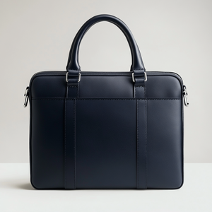 Fabrication Usine Personnalisée Minimalisme Hommes <span class=keywords><strong>Avocat</strong></span> Grande Capacité Portable Bleu Marine Vegan Mallette en Cuir pour Ordinateur Portable pour les Entreprises - Product Image 6