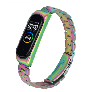 Mijobs - Correas de Metal al por Mayor, Accesorios de Acero Inoxidable para Relojes, Pulseras para Xiaomi Mi <span class=keywords><strong>Band</strong></span> 6 5 4 3, para Hombre y Mujer - Product Image 3