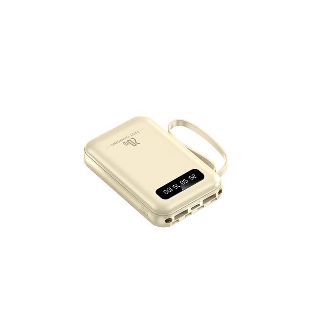 2025 New Charger Electronic 10000mAh 4 Built in Cables with LED Light Power Banks