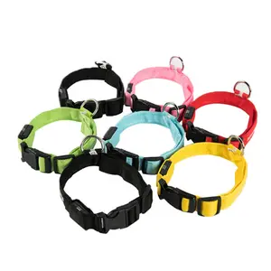 LED illuminated dog collar with adjustable flashing night light collar suitable for small dogs