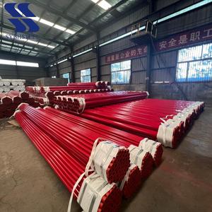 Sơn tĩnh điện ống tròn cho giàn giáo 48.6mm nhúng nóng kẽm tráng ống với vát cuối 6m dài JIS tiêu chuẩn cho Hàn Quốc - Product Image 2