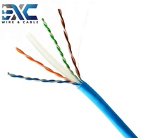 Câble réseau LAN Cat6 EXC OEM, 1000 pieds (305 m), 8 conducteurs, 23AWG 24AWG, UTP FTP STP SFTP, avec boîte