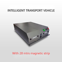 Robot Transportasi AGV100 APP Remote Control 100kg Kendaraan Berpemandu Otomatis Murah