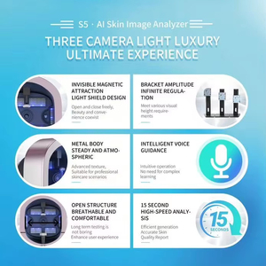 Máquina de escáner de piel Facial AI profesional Detección de folículos pilosos 3D de alta definición Nuevo escáner facial WiFi - Product Image 5