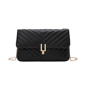 Nuevo diseño Xianghui, venta al por mayor, bolsos de hombro con cadena para mujer, monederos de moda, bolsos cruzados de cuero para mujer - Product Image 6