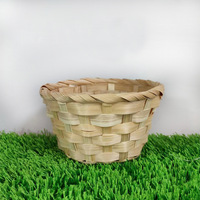 Artisanat chinois bambou tissé décoratif maison quotidien bureau cuisine stockage nourriture snacks panier en bambou