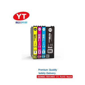 Yelbes 407 407XL T407 T407XL Cartouche d'encre à jet d'encre compatible couleur Premium E-407XL pour imprimante Wf-<span class=keywords><strong>4745</strong></span> <span class=keywords><strong>Epson</strong></span> Workforce Pro - Product Image 1