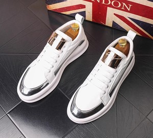 Chaussures basses blanches, tendance et stylées pour les sports de plein air, la course à pied et la montagne, pour étudiants, hommes du campus, garçons - Product Image 6