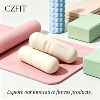 Haltères innovants à poignée texturée, en silicone antidérapant, pour le yoga, le Pilates, la gym à domicile, équipement de fitness