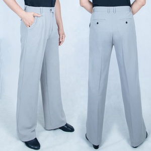Pantaloni Bianchi da Ballo Latino per Uomo, Abbigliamento Professionale per Danza Latina, Jazz, Rumba, Tango, Pantaloni da Pratica - Product Image 3