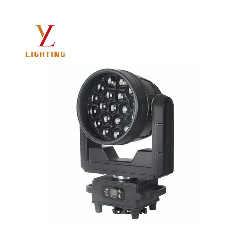 IP65 Waterproof 19PCS 40W Big Bee Eye Moving Head Light RGBW LED Wash Beam Light Sound Activated Outdoor Stage Lighting