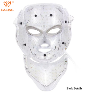 Máscara de Terapia de Luz LED PAKISS para Rostro y Cuello, con Luz Roja Infrarroja - Product Image 5