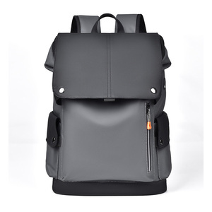 Oem ODM nhà máy công suất lớn mở rộng máy tính xách tay Ba lô giản dị kinh doanh không thấm nước Ba lô với USB nối dây kéo đóng cửa - Product Image 2