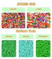 Sucre décoratif comestible multicolore de qualité alimentaire, en sachet de 1 kg, pour décorations de gâteaux et garnitures de cupcakes