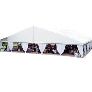 Carpa Maister de Estilo Europeo, Carpa de Almacenamiento Industrial con Estructura de Aluminio de Gran Tamaño, Semi Cerrada y Resistente al Viento - Product Image 1