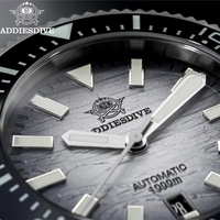 Addiesdive – montre de plongée mécanique pour homme, bracelet en acier 316L, saphir, étanche, lumineux, mouvement japonais NH35, BGW9, nouvelle collection 2069