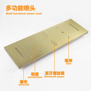 Ceiling-Mounted Rainfall Waterfall Shower Set Concealed Stainless Steel System for Shower Rooms - Product Image 1