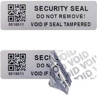 Scratch Off Tamper Proof QR Code Warranty Stickers Proof Holographic Anti-counterfeit Security Label for Electronics