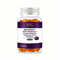 OEM Resveratrol Gummies Fabriek NAD+ Berberine Celvitaliteit Aangepaste Bulklevering Onder Ons Eigen Merk