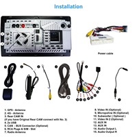 Lecteur DVD de voiture pour KIA CEED JD 2012-2016, autoradio Android, écran tactile, CarPlay, navigation GPS, WiFi, BT, DSP, FM