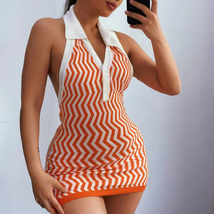Robes en acrylique pour femmes, design personnalisé, nouveau style, hiver, simple, naturel, uni, chemises en une seule pièce, tissées - Product Image 1