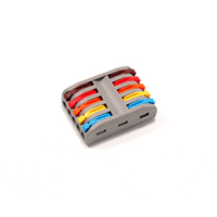 Compact Universal 5-5 222-212 Klemmen Kabel block 0, 08-4 mm2 Klemmen block mit Hebel PC-Gehäuse Kupfer Kontakt material