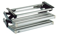 Marchepied manuel double pliable OEM pour camping-car, caravane et remorque de camping