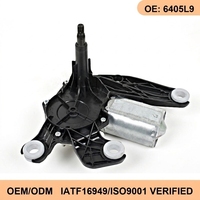 Moteur d'essuie-glace arrière Wanray pour Peugeot 307 SW Break Wagon Estate 2002-2008 1.4 1.6 2.0 12V Remplacement d'essuie-glace 6405L9