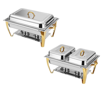 Plat de service rectangulaire en acier inoxydable pour buffet, chauffe-plats professionnel pour hôtels, restaurants et traiteurs - Vente en gros usine