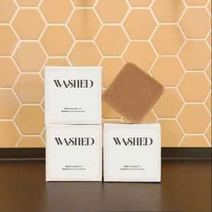 Savon nettoyant visage coréen purifiant en profondeur, végan, doux, pour une peau propre et une routine de soins quotidiens durables - Product Image 1