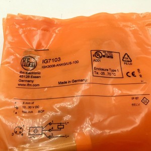 หนึ่งชิ้นสำหรับเซ็นเซอร์สวิตช์ความใกล้เคียง IFM รุ่นใหม่ IG7103 - Product Image 3