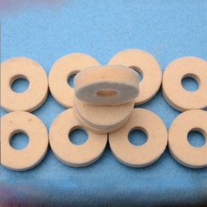 Coussinets auto-adhésifs de taille et de conception personnalisées, anneau en laine industrielle, <span class=keywords><strong>feutre</strong></span> <span class=keywords><strong>vert</strong></span> piano - Product Image 2