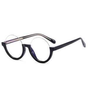 2023 MS 82086 Women's <strong>Half</strong> <strong>Frame</strong> TR90+CP <strong>Optical</strong> Glasses Custom Logo Anti-Blue Light Colorful Design Eyeglass <strong>Frames</strong> - Product Image 5
