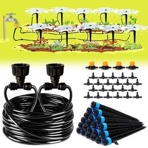 Kit d'irrigation goutte-à-goutte avec tuyau de 30 m et arroseurs pour plantes de jardin, système d'arrosage automatique - Product Image 1