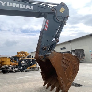Excavadora usada sobre orugas HYUNDAI 375LVS 37.5TON Corea Horas DE TRABAJO bajas originales Excavadora usada hidráulica de alta calidad - Product Image 2