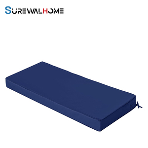 SUREWALHOME Coussins de balançoire de porche épais et imperméables avec tapis de chaise à nouer Tapis de <span class=keywords><strong>coussin</strong></span> de siège rectangulaire <span class=keywords><strong>pour</strong></span> patio de jardin - Product Image 1