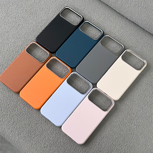 Funda de Cuero Lisa V-L06 para iPhone 17 16 15 Pro Max Air, Carcasa Magnética para Móvil, Venta al Por Mayor, Fundas para Teléfono - Product Image 3