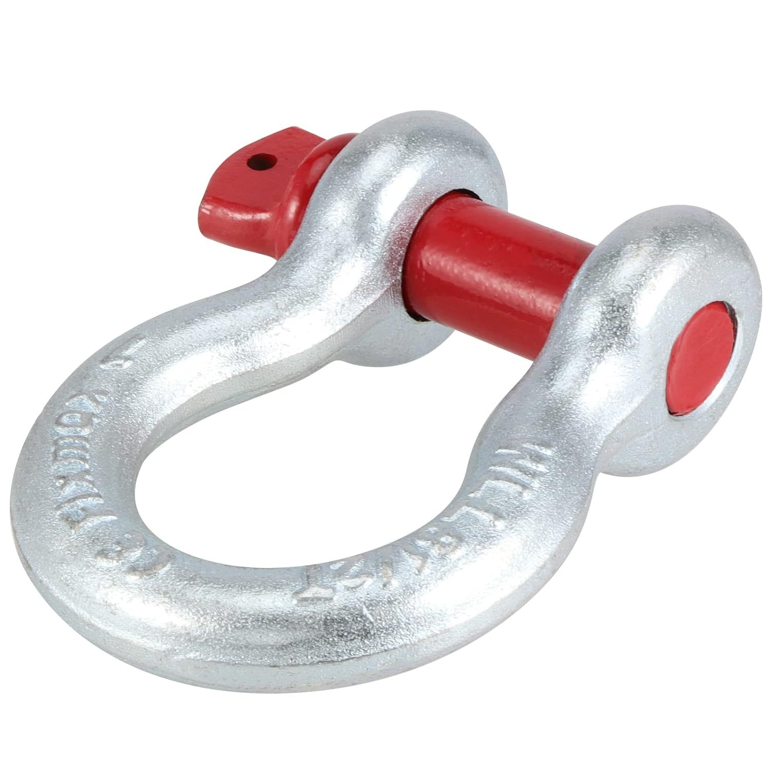 2 Stück Bogenschäkel 2,5 Cm Von Alfa Räder - 51 T Bruchlast, WLL 8,5 T, Für Schwere Lasten