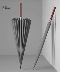 Custom Logo Business High Quality <b>Large</b> Size Men's Business Retro Thickened Solid Wind and Rain Double Person <b>Umbrella</b> - Product Image 4