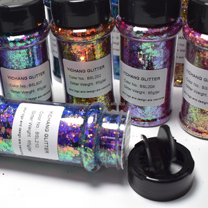 Glitter Cangiante Camaleonte Viola-Blu 65g in Bottiglia Shaker, Mix di Glitter Cangiante per Artigianato, Unghie, Resina, Scrapbooking - Product Image 6