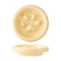 Gamelle en céramique pour chat, style nordique, surélevée, anti-fatigue cervicale, résistante aux chutes, avec motif patte de chat, 500g