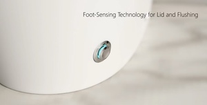 Affichage LED de la température de l'eau, réglable, économie d'énergie, chasse d'eau automatique, siège chauffant intelligent double avec sangle en S - Product Image 4